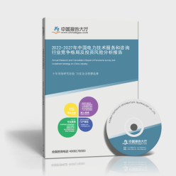 2022-2027年中國電力技術(shù)服務(wù)和咨詢行業(yè)競爭格局及投資風(fēng)險(xiǎn)分析